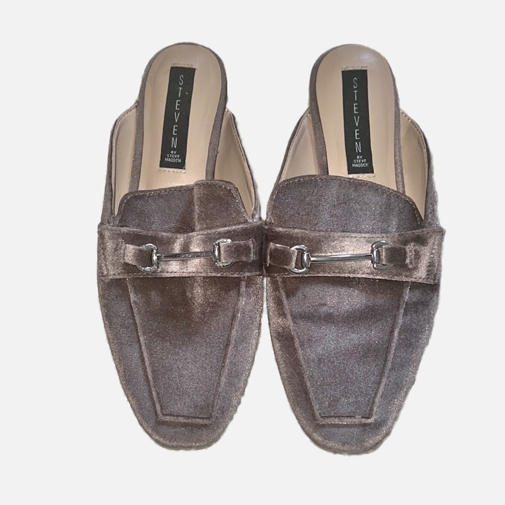 Steven Madden Steel Purple Mules Size 8